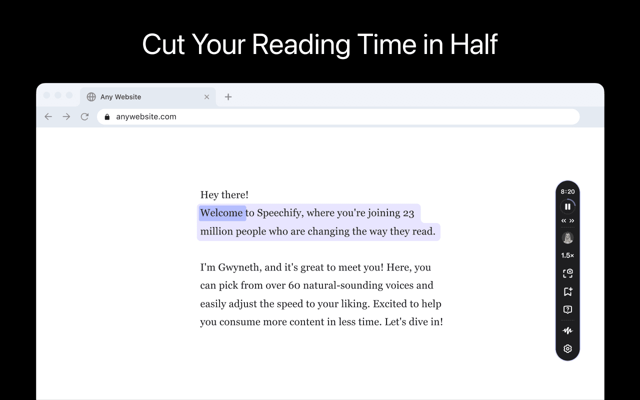 speechify chrome extension text to speech