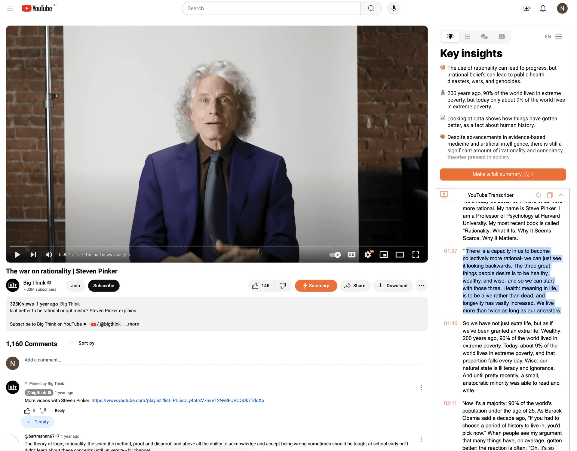 youtube summarizer for free download get for chrome