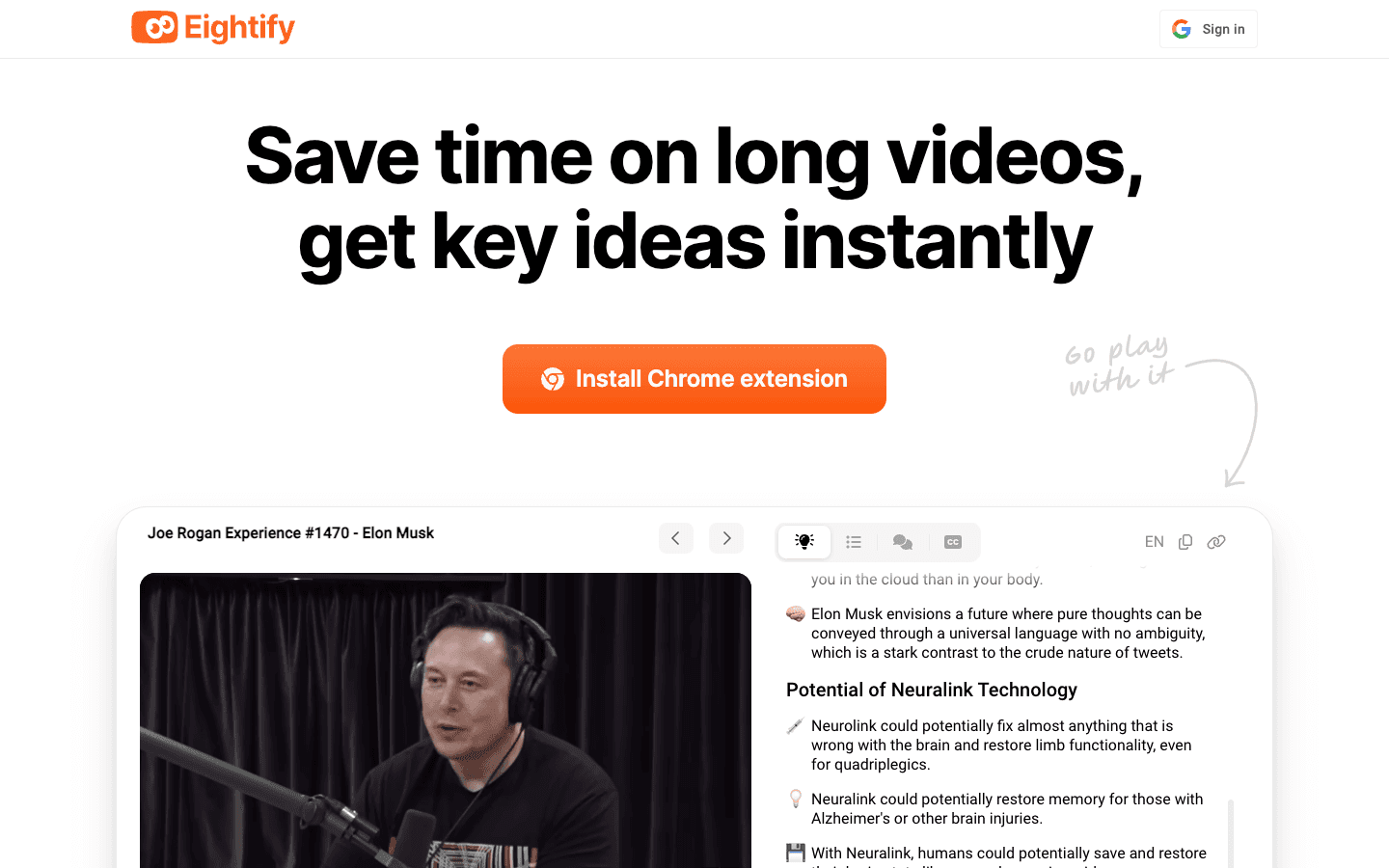 eightify review