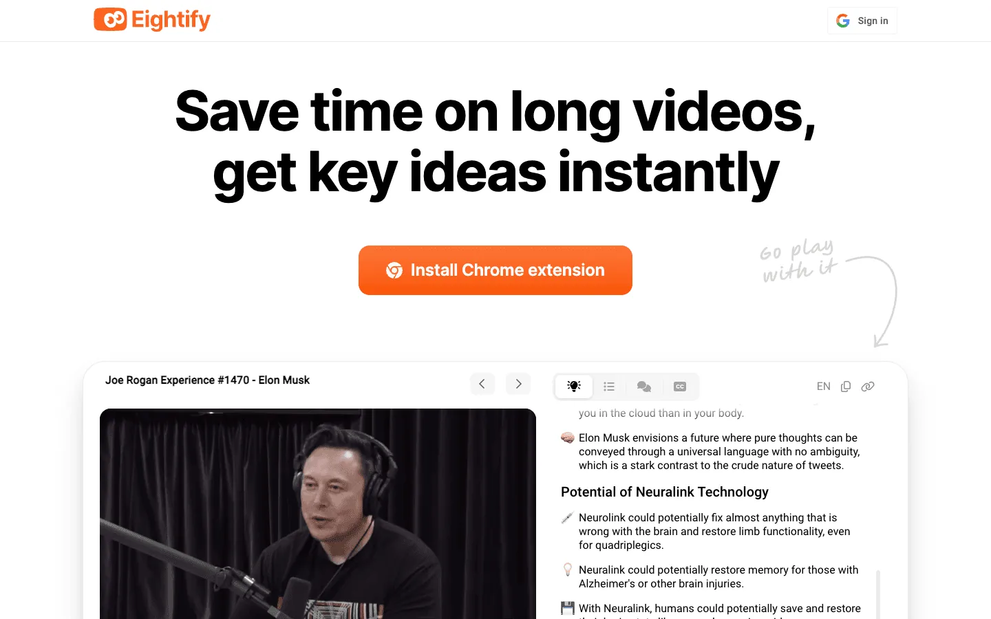 eightify review
