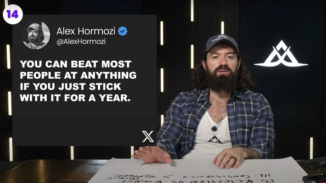 1 year rule hormozi