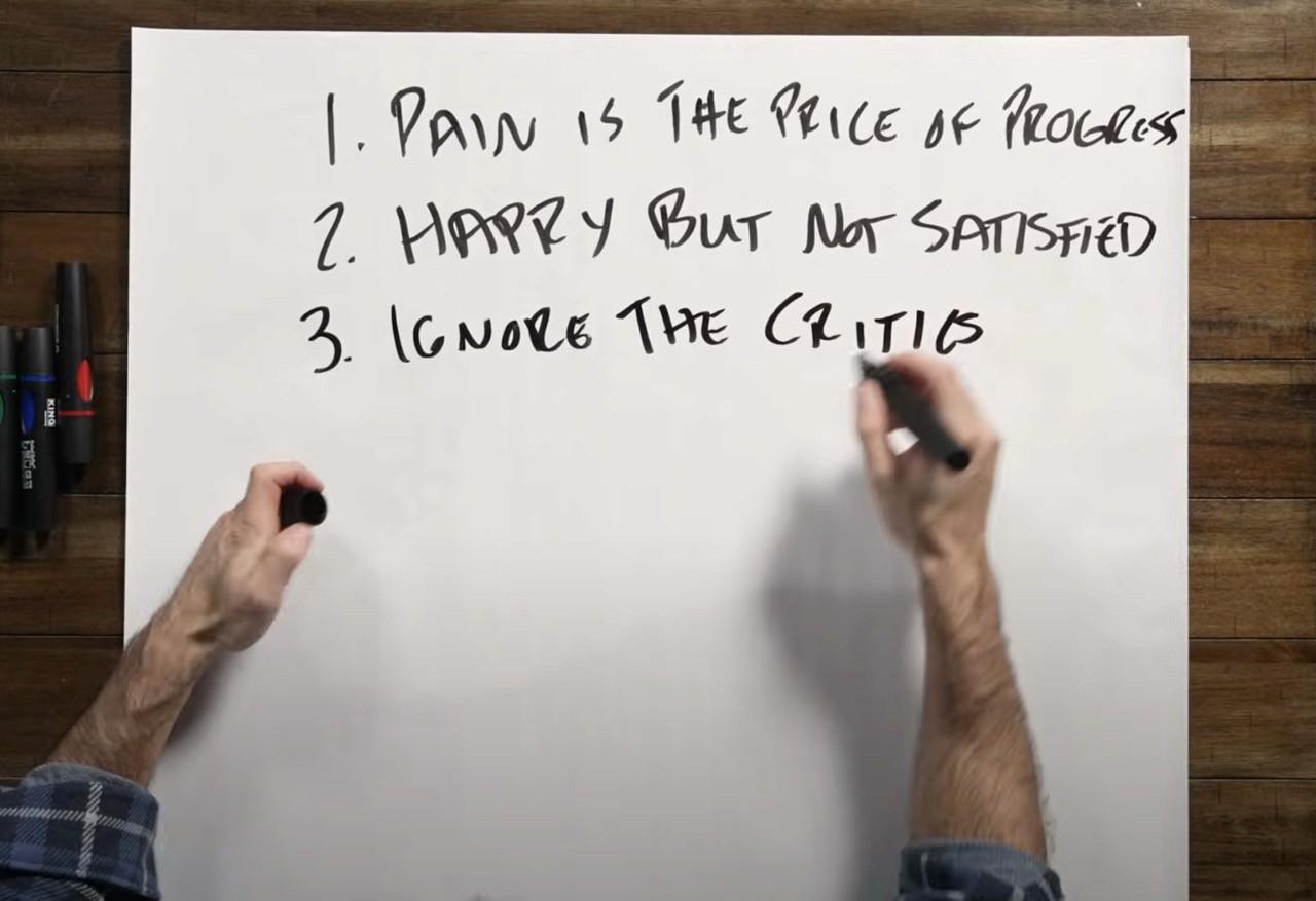 ignore the critics alex hormozi