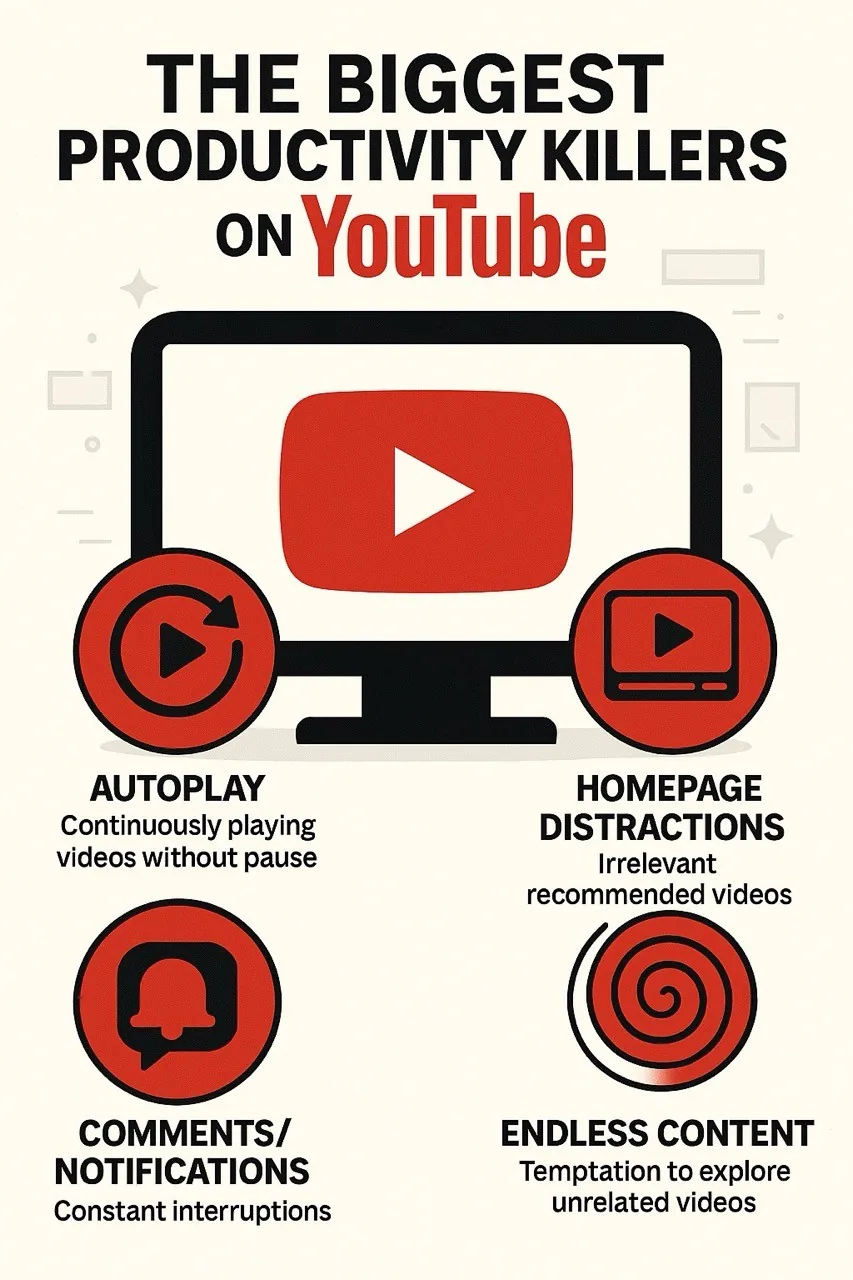 The Biggest Productivity Killers on YouTube scripsy blog