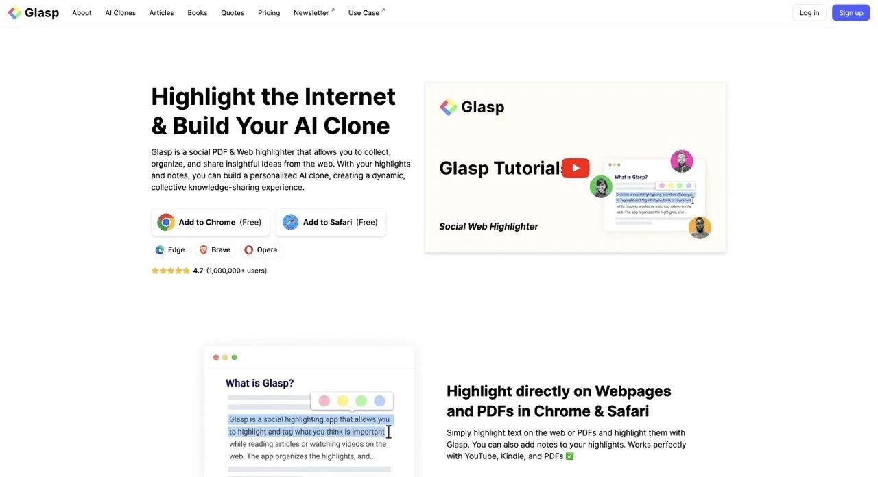 glasp ai website