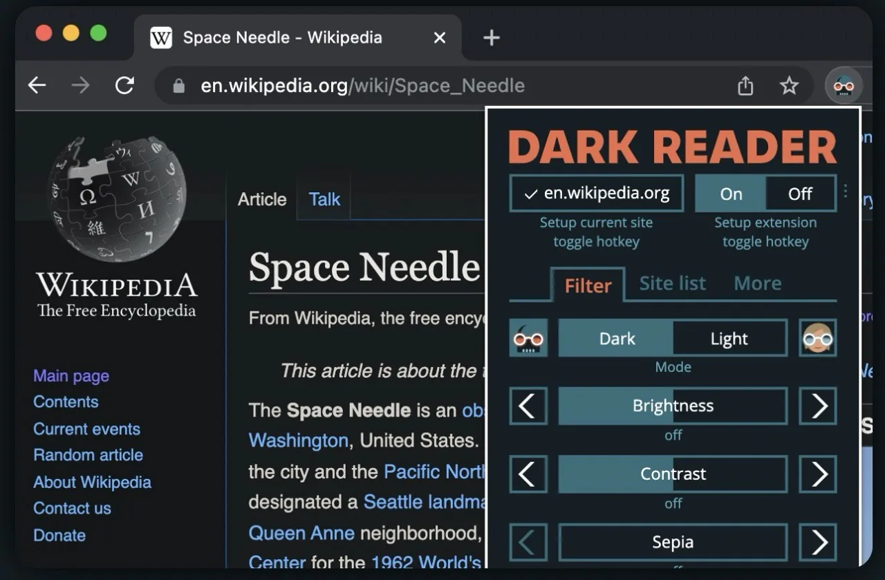 dark reader review by scripsy